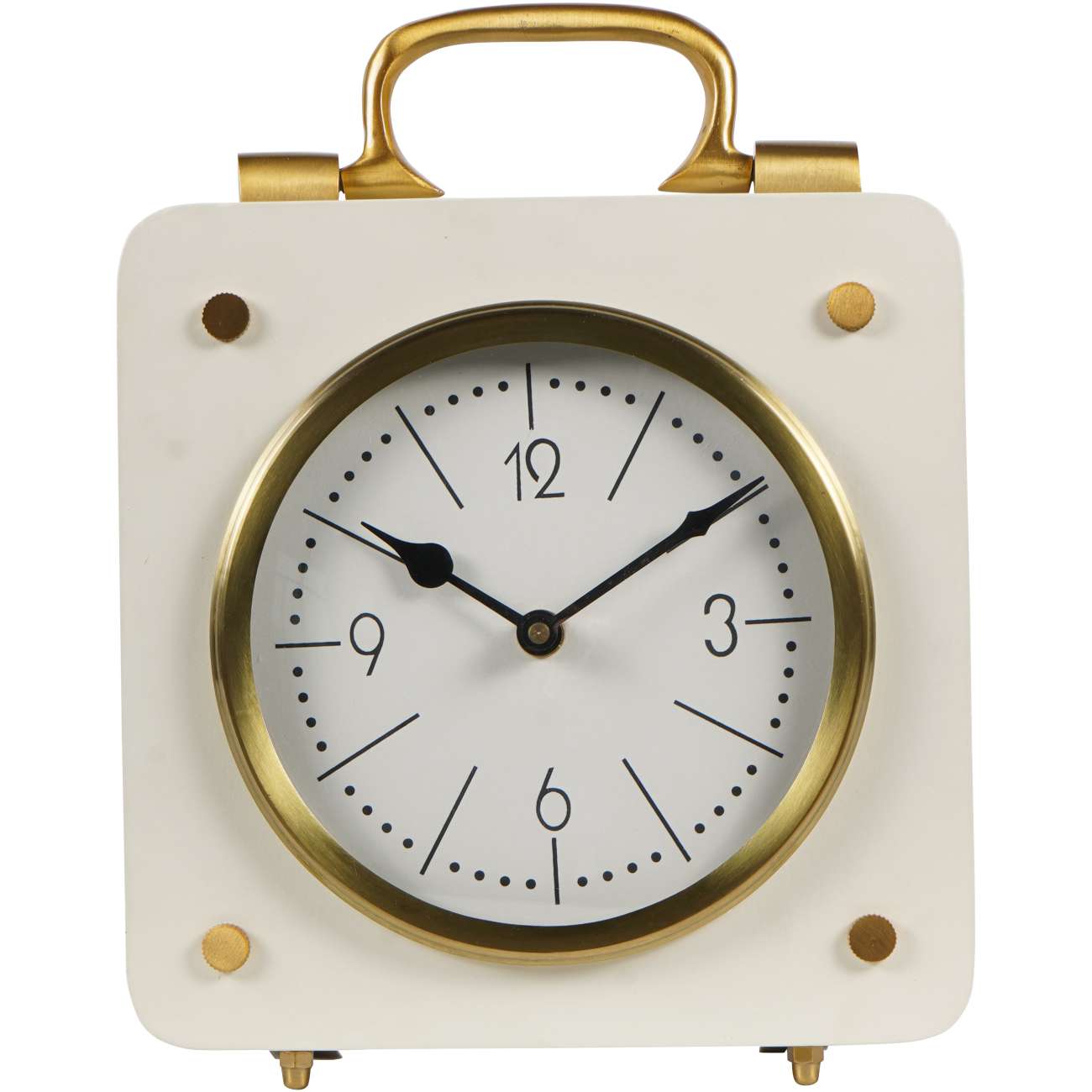 Kimberley Cream & Gold Mantel Clock